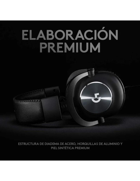 AURICULARES + MICROFONO LOGITECH G PRO X USB BLACK
