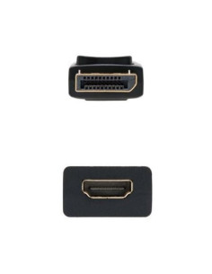 CABLE CONVERSOR NANOCABLE DISPLAYPORT A HDMI DP/M-HDMI/H 15CM 2