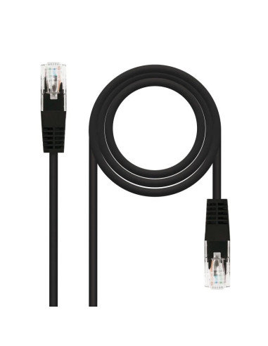 CABLE DE RED CAT.6 UTP 0.5M NANOCABLE BLACK