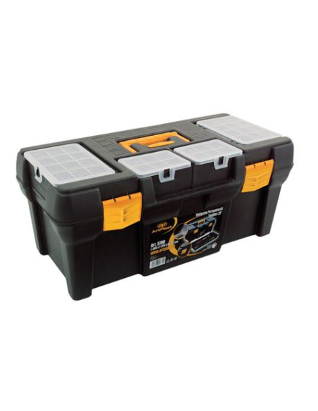 CAJA DE HERRAMIENTAS POLIPROPILENO 23\" CON 4 ORGANIZADORES ARTPLAST
