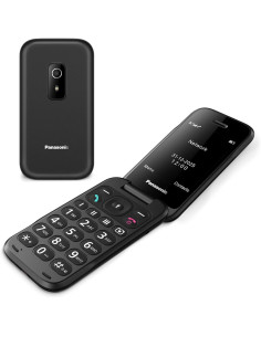 Panasonic KX-TF600EXB Teléfono Móvil Senior Negro