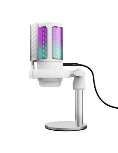 MICROFONO TRUST GAMING GXT 238W AURON USB RGB WHITE