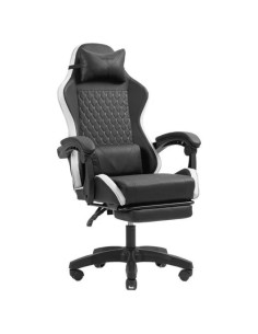 SILLA GAMING MARS GAMING MGC-X ERGONOMICO REPOSAPIES CUERO PU WHITE/BLACK 2