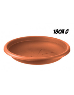 PLATO PARA MACETA 18CM TERRACOTA ARTPLAST