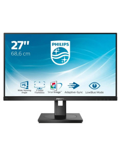 MONITOR PHILIPS 27 IPS MULTIMEDIA ERGONOMICO VGA DVI DP HDMI BLACK