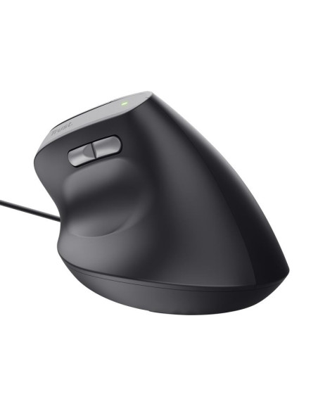 RATON TRUST BAYO II ERGONOMICO 2400 DPI USB BLACK