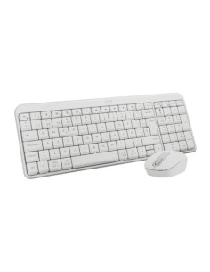 TECLADO + RATON LOGITECH MK250 BLUETOOTH WIRELESS WHITE 2