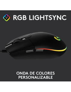 RATON LOGITECH G102 LIGHTSYNC RGB USB BLACK 2