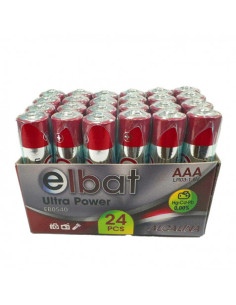 PACK 24 PCS PILAS ALCALINAS LR03/AAA ELBAT