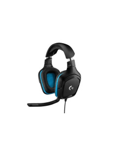 AURICULARES + MICROFONO LOGITECH GAMING G432 USB DTS 7.1 BLACK/BLUE