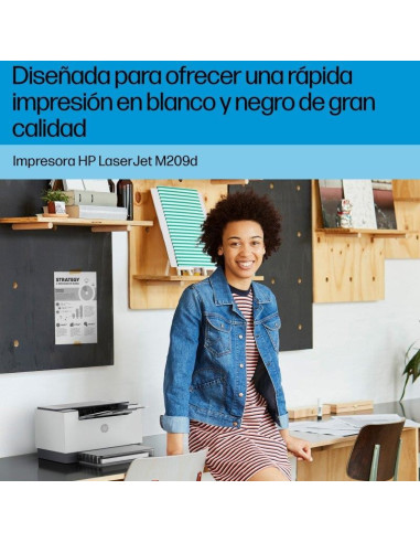 IMPRESORA HP LASER MONOCROMO LASERJET M209D