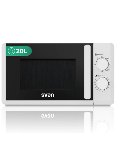 Svan SMW2701G Microondas con Grill 20L 700W Blanco