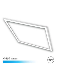 PANEL CON MARCO LED 60X60 40W 4600LM LUZ FRIA ELBAT