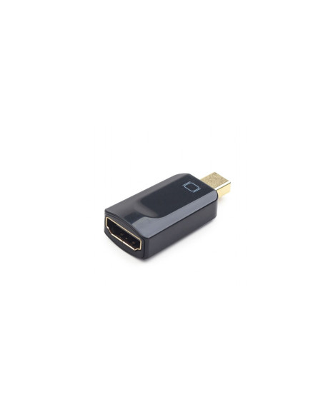 ADAPTADOR GEMBIRD MINI DISPLAYPORT MACHO A HDMI HEMBRA NEGRO A-MDPM-HDMIF-01