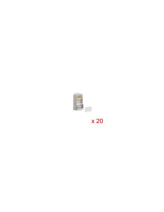 CONECTOR LANBERG RJ45 CAT 6 FTP 20 UNIDADES PLS-6020