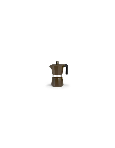 CAFETERA MONIX INDUCTION CREAM CAPACIDAD 12 TAZAS ALUMINIO M671012
