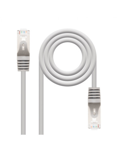 Latiguillo de red nanocable cat6e utp 15m gris 10.20.0815