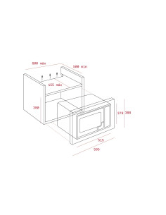 Teka MWE 255 FI Microondas integrado 25L 900 W Acero inoxidable 2