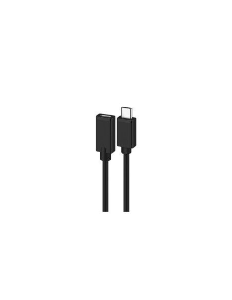 Ewent Cable USB C Macho/USB C Hembra 1,8 m Negro