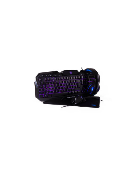 COMBO TECLADO/RATON/AURICULARES/ALFOMBRILLA COOLBOX DEEP X-WING USB