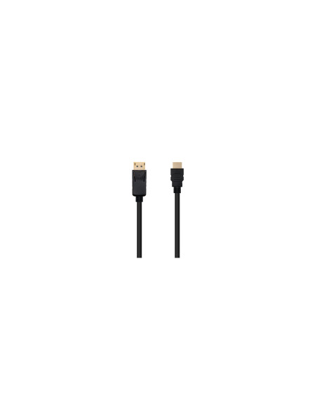 Nanocable Cable Conversor DISPLAYPORT a HDMI, DP/M - HDMI/M, Negro,