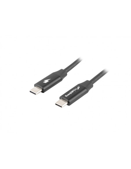 Lanberg CA-CMCM-40CU-0018-BK cable USB 1,8 m USB 2.0 USB C Negro