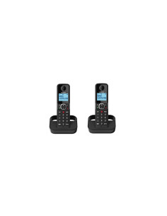 Alcatel F860 DUO EU Teléfono DECT Identificador de llamadas Negro