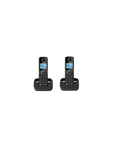 Alcatel F860 DUO EU Teléfono DECT Identificador de llamadas Negro