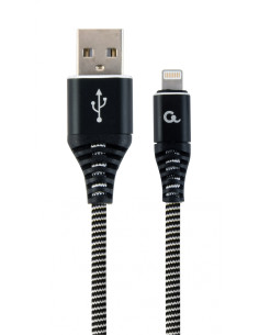 Gembird CC-USB2B-AMCM-1M-BW cable USB USB 2.0 USB A USB C Negro, Blanco