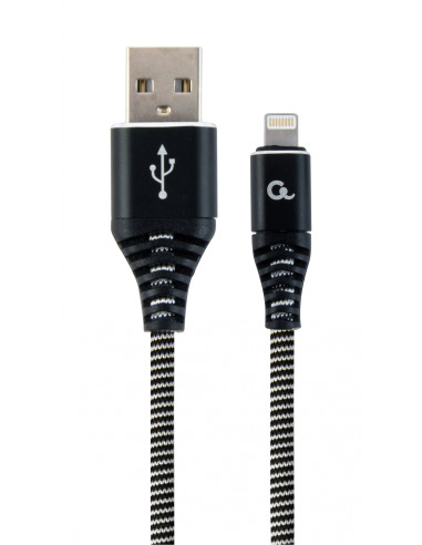 Gembird CC-USB2B-AMCM-1M-BW cable USB USB 2.0 USB A USB C Negro, Blanco