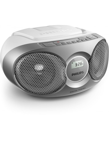Philips AZ215S/12 sistema estéreo portátil 3 W Plata