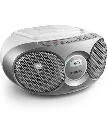 Philips AZ215S/12 sistema estéreo portátil 3 W Plata