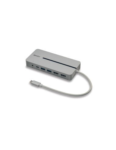 Lindy 43360 base para portátil y replicador de puertos Alámbrico USB