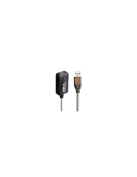 Ewent EW1021 cable USB 10 m USB 2.0 USB A Negro