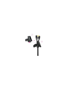 Nanocable Organizador de Cables Flexible 25 mm, Negro, 2 m 2