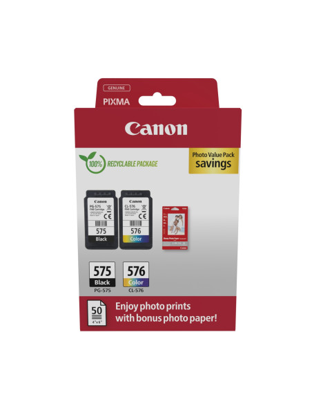 Canon 5438C004 cartucho de tinta 2 pieza(s) Original Negro, Cian,