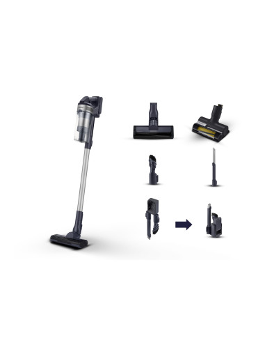 Samsung VS15A60AGR5 aspiradora de mano Negro, Plata Sin bolsa