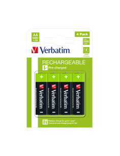 Verbatim 49517 pila doméstica BaterÍ­a recargable AA NÍ­quel-metal