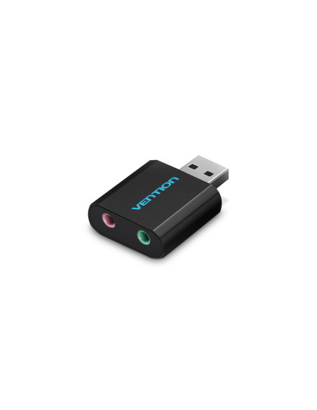 Vention Tarjeta de Sonido VAB-S17-B/ 2.1/ Negro