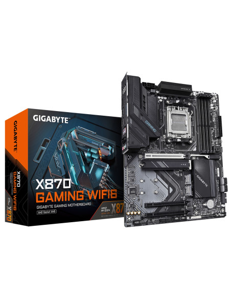 GIGABYTE X870 GAMING WIFI6 Placa Base - Compatible con CPUs AMD Ryzen