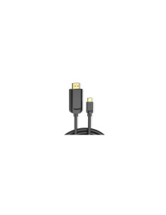 Vention Cable Conversor HDMI 1.4 4K CGUBH/ USB Tipo-C Macho - HDMI Macho/ 2m/ Negro 2