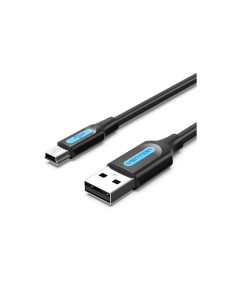 Vention Cable USB 2.0 COMBI/ USB Macho - MiniUSB Macho/ 3m/ Negro