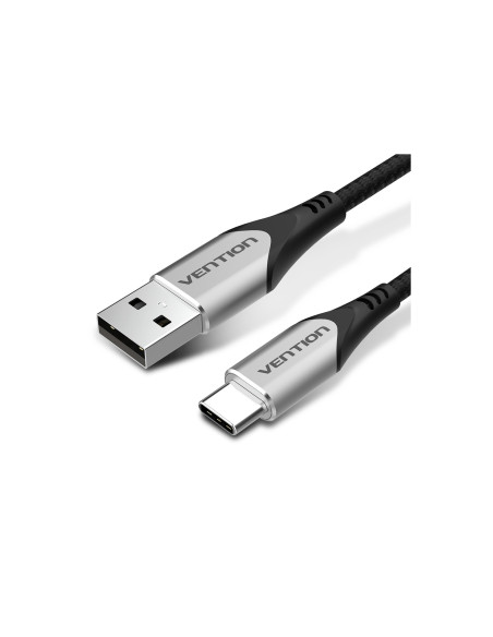 Vention Cable USB Tipo-C 2.0 3A CODHD/ USB Tipo-C Macho - USB Macho/ 50cm/ Gris