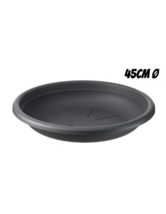 PLATO PARA MACETA 45CM ANTRACITA ARTPLAST