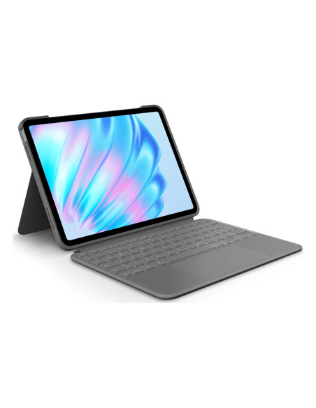 Logitech Combo Touch QWERTZ Alemán Smart Connector Gris