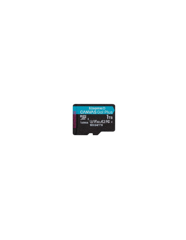 Kingston Technology Tarjeta microSDXC Canvas Go Plus Gen4 de 1 TB,