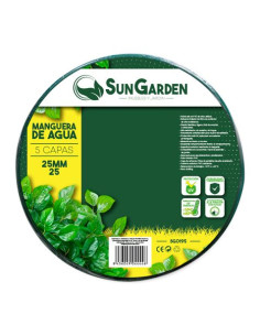 MANGUERA AGUA 5 CAPAS 25MM 25METROS SUNGARDEN