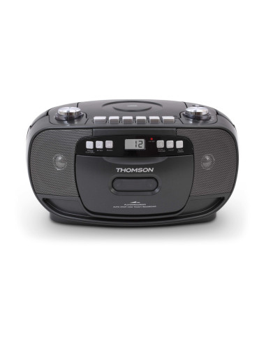 Thomson RK200CD sistema estéreo portátil Analógica 2,4 W AM, FM Negro Reproducción MP3