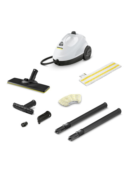 Kärcher SC 2 EasyFix Limpiador a vapor de cilindro 1 L 1500 W Negro, Blanco