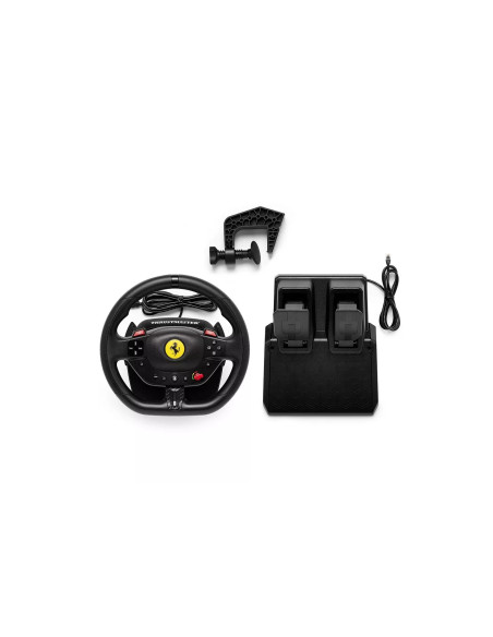 Thrustmaster T98-P FERRARI 296 GTB Negro Volante + Pedales PC,